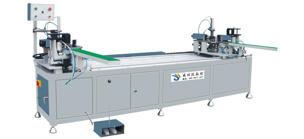 鋁門窗雙頭組角機